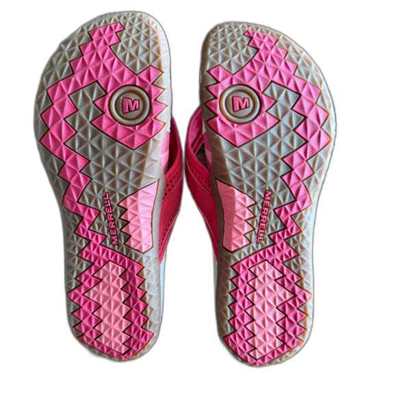 Merrell Pink Lorelei Thong Toe Separator Sandals Women's 8 - Picture 2 of 8
